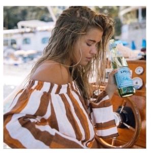 Faithfull the Brand Dream Linen Off Shoulder Top 6